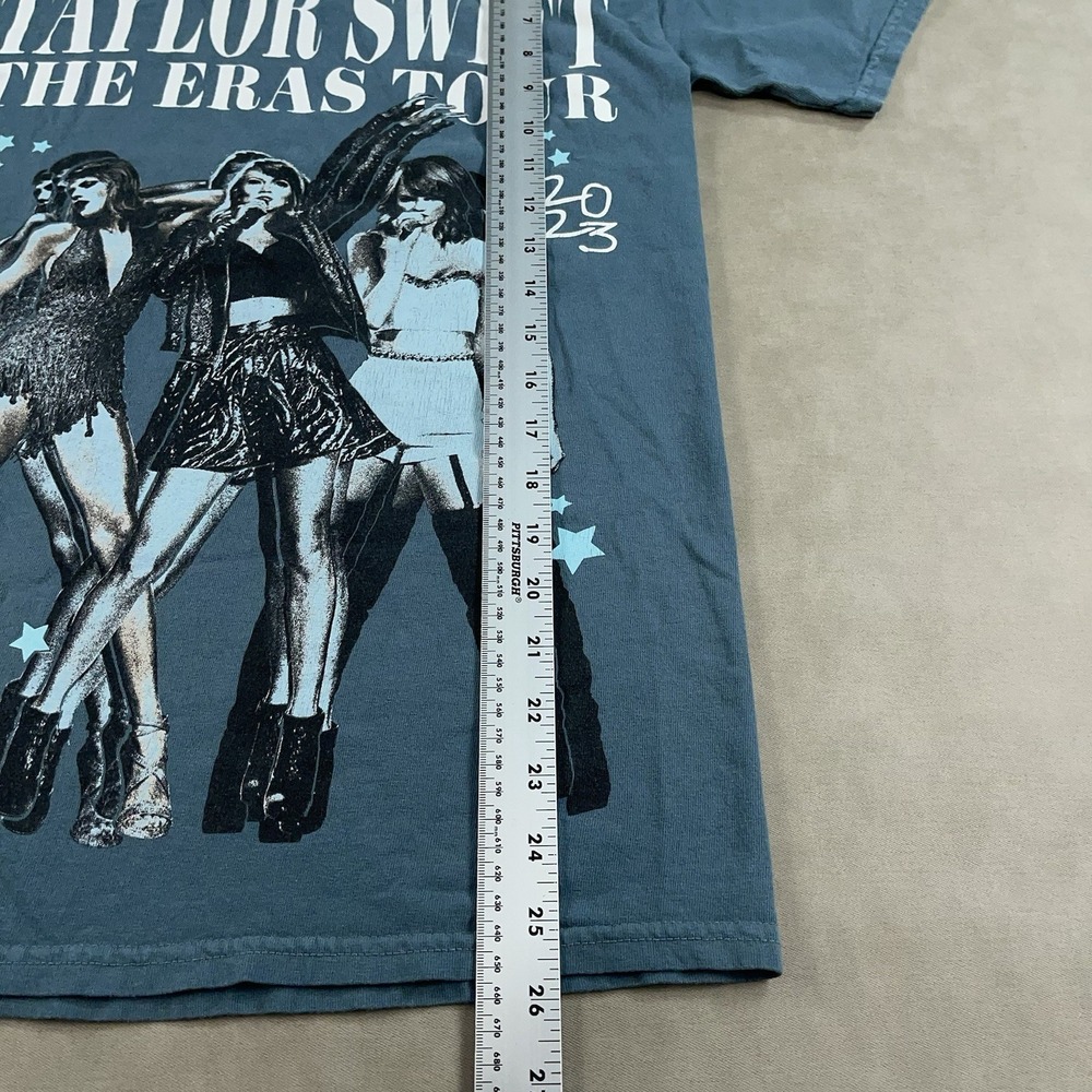 Taylor Swift Eras Concert Tour T Shirt Blue Short Sleeve Adult Size Small 2023 - Picture 7 of 9